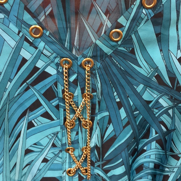 SOLD-Michael Kors Poncho Style Top -XS - Picture 3 of 8